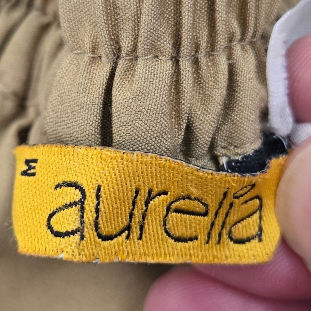 Aurelia M Super High Rise Wide Leg Crop Pants 24 Inseam Pull On Palazzo - Picture 3 of 10